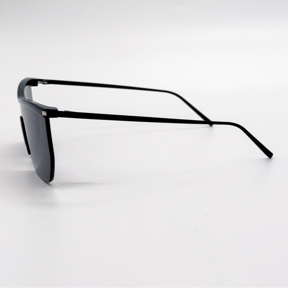 NEW SAINT LAURENT SL 519 MASK 001 OVERSIZED BLACK GREY WOMEN SL519 SUNGLASSES - Picture 7 of 11